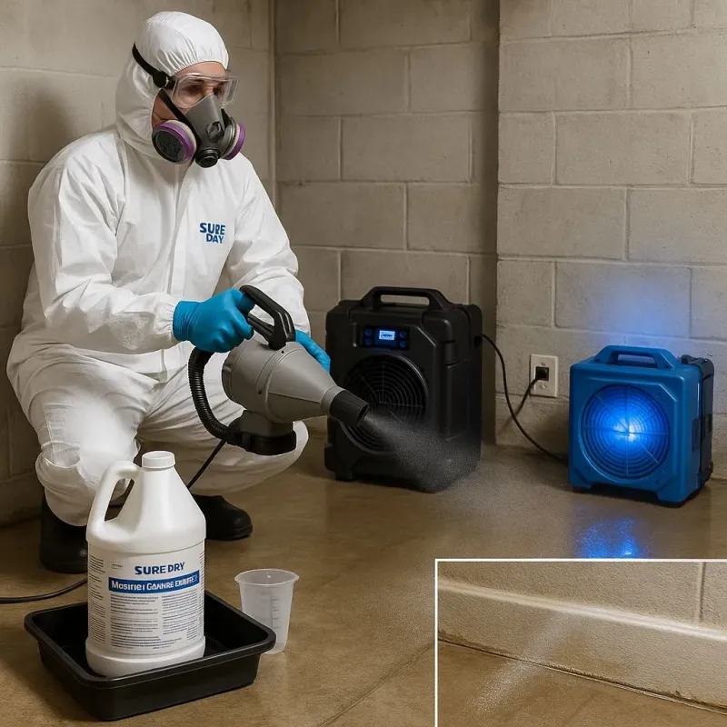 Sanitization and Odor Removal process in Caroline County, VA